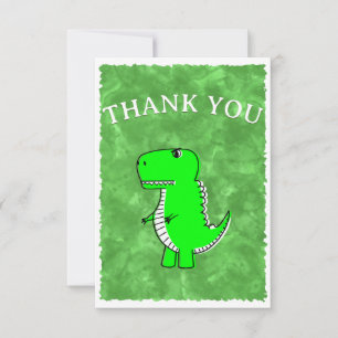Green Dino Watercolor Baby Shower Template 