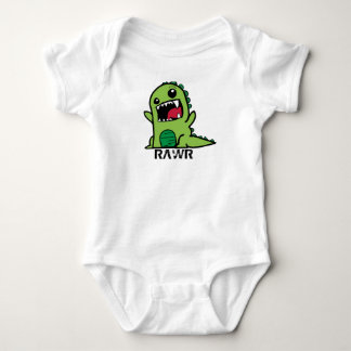 Green Dinosaur baby outfit Bodysuit