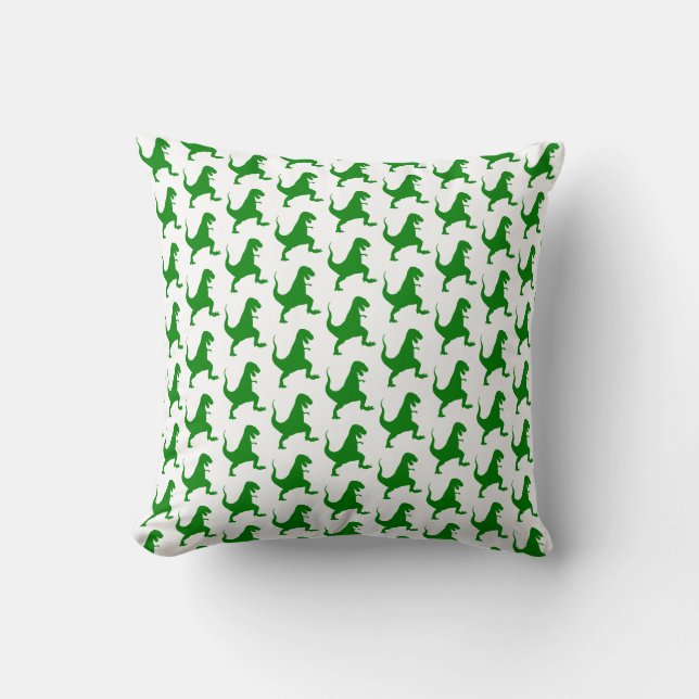 Green Dinosaur Cushion (Front)
