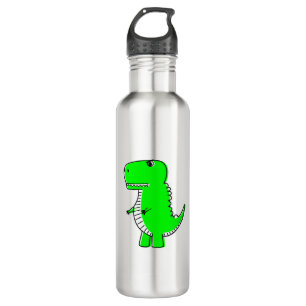 Green Dinosaur Drawing 710 Ml Water Bottle