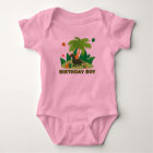 Green dinosaur for birthday party