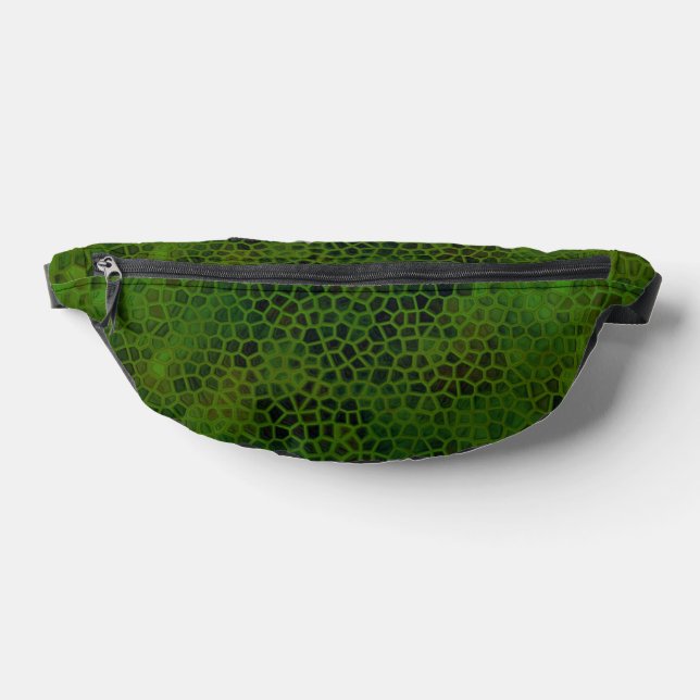 Green Dinosaur Hide Bum Bags (Lay Down)
