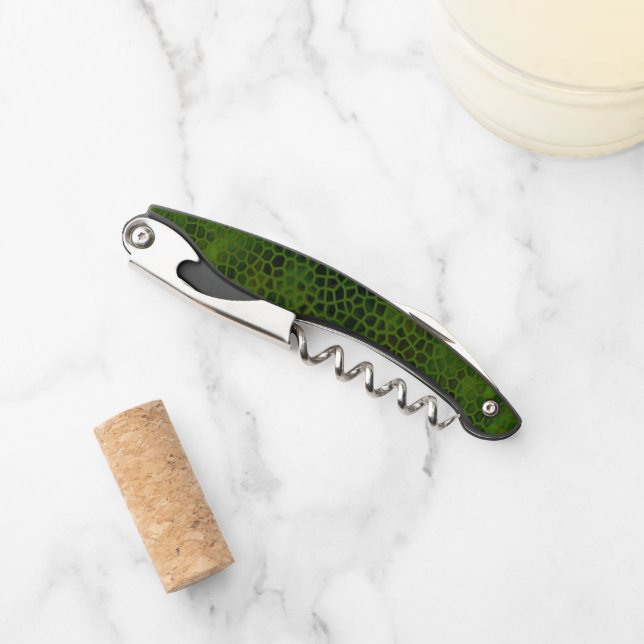 Green Dinosaur Hide Corkscrew (Front)