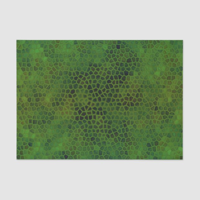 Green Dinosaur Hide Tissue Paper (Front)