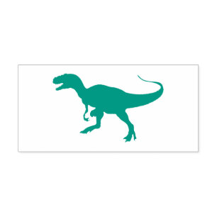 Green Dinosaur T-Rex Tyrannosaurus  Self-inking Stamp