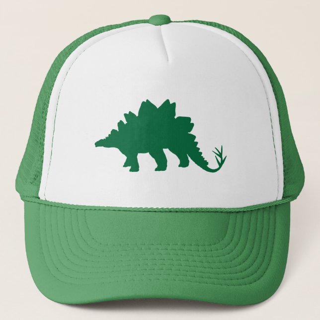 Green Dinosaur Trucker Hat (Front)