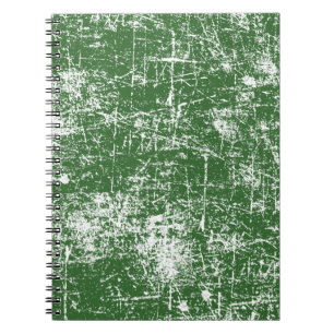 Green Distressed Notebook