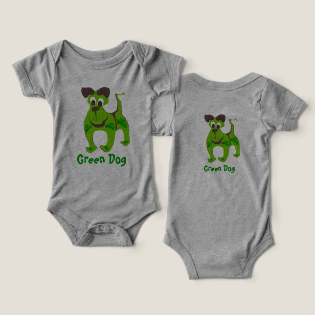 Green Dog - (Design Front & Back)