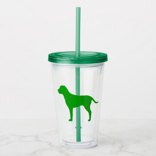 Green Dog Acrylic Tumbler
