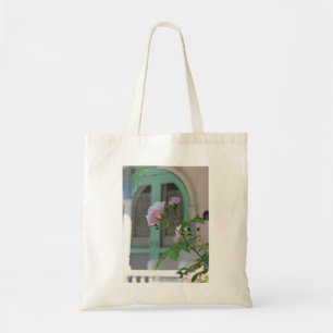 Green Door and Rose - Martha's Vineyard Tote Bag