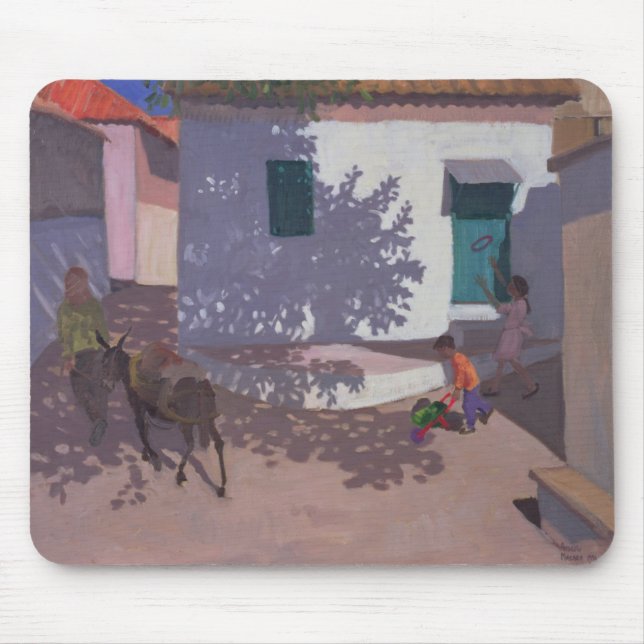 Green Door and Shadows Lesbos 1996 Mouse Pad (Front)