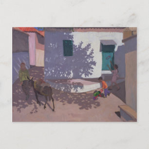 Green Door and Shadows Lesbos 1996 Postcard
