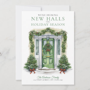 Green Door Decking New Halls Photo Holiday Card