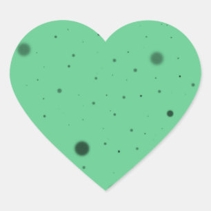 Green Dot Chaos Heart Sticker