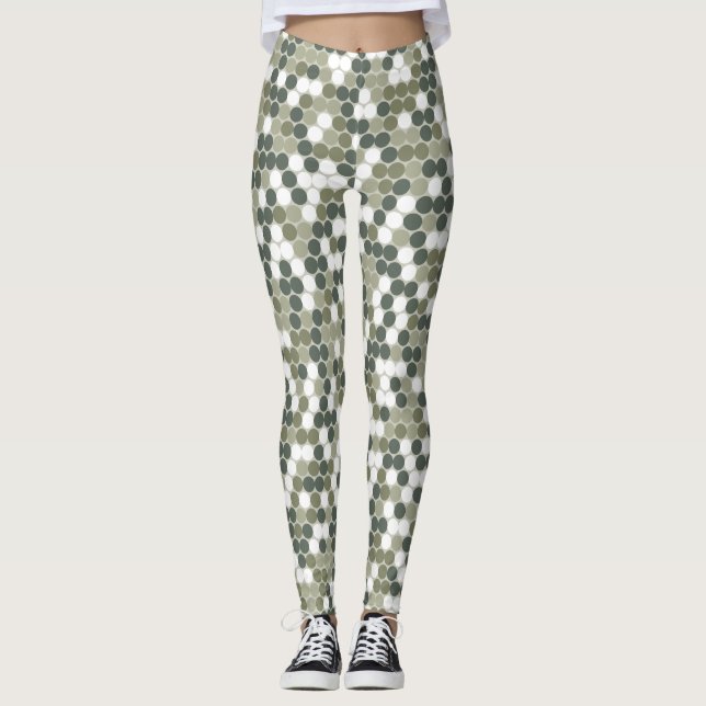 Green dots leggings (Front)