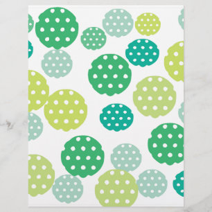 Green dotted Circle Paper: