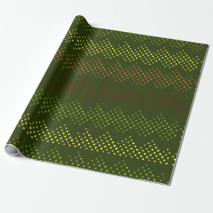 Green Dotted Pattern Wrapping paper