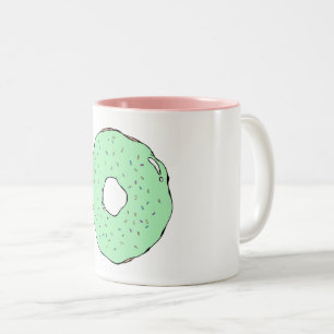 Green Doughnut Mug