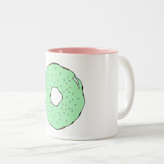 Green Doughnut Mug