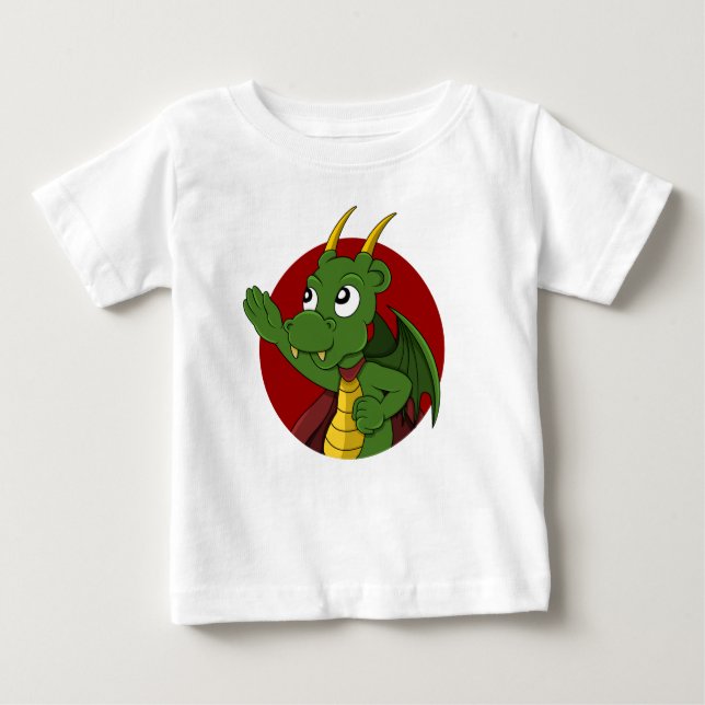 Green dragon  cartoon baby T-Shirt (Front)