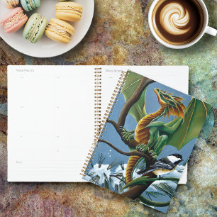 Green Dragon Chickadees Winter Planner