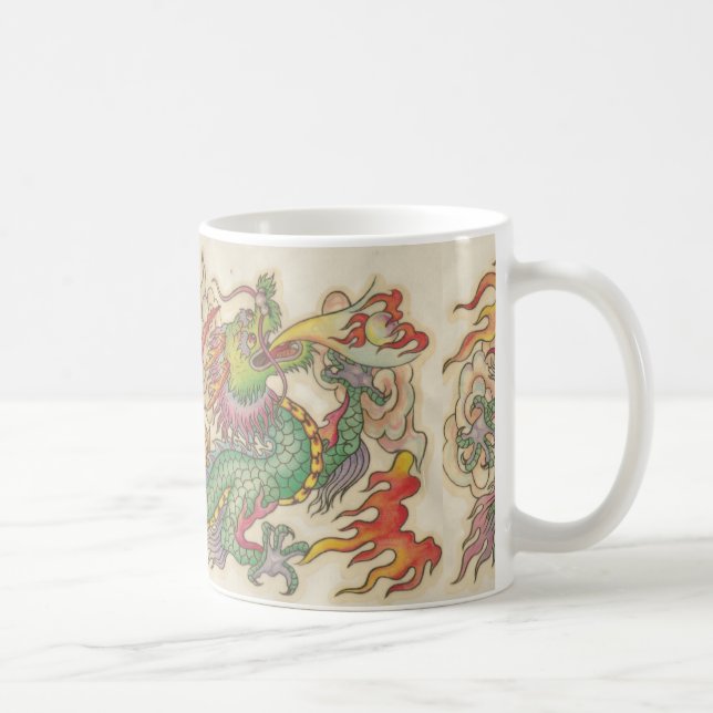 green dragon coffee mug (Right)