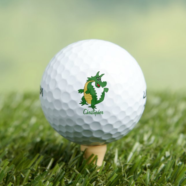 Green Dragon Design Golf Balls (Insitu Tee)