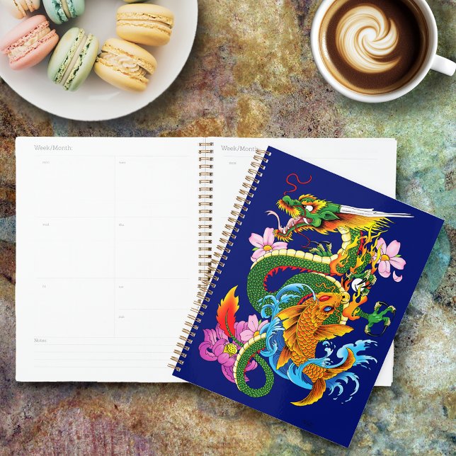 Green Dragon Koi Fish Planner (Creator Uploaded)
