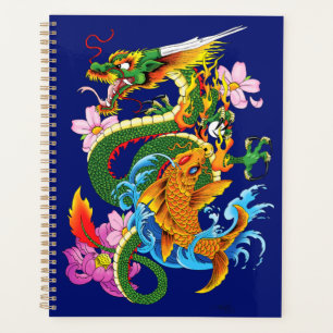 Green Dragon Koi Fish Planner