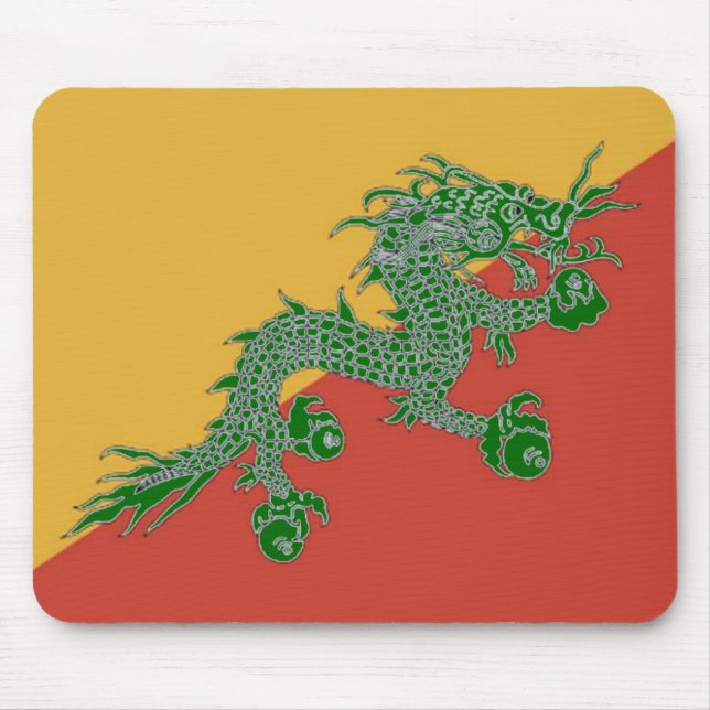 Green Dragon Mouse Pad (Front)