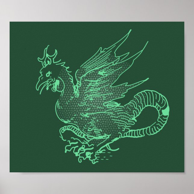 Green Dragon Poster (Front)
