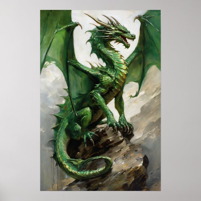 Green dragon poster (Front)