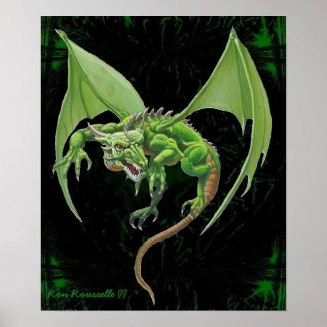 Green Dragon Print (Front)