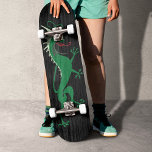 Green Dragon Skateboard<br><div class="desc">Whimsical green dragon based on a vintage illustration.</div>