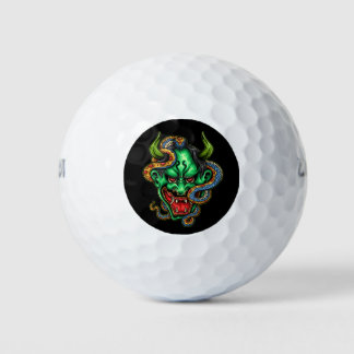 Green Dragon Tattoo Golf Balls