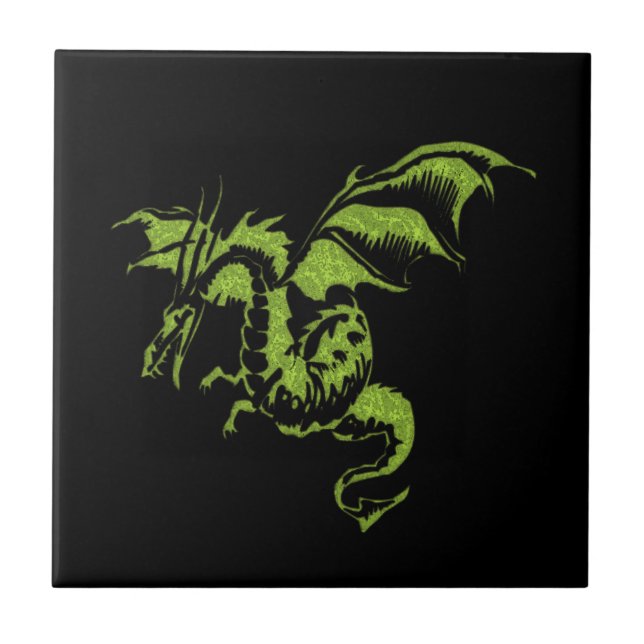 Green Dragon Tile (Front)
