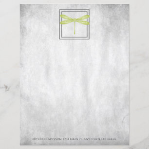 Green Dragonfly Personalised Paper Sheet