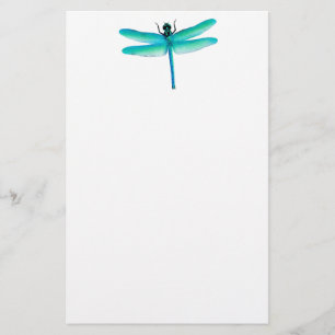 Green Dragonfly Stationery