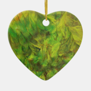 green dream ceramic tree decoration