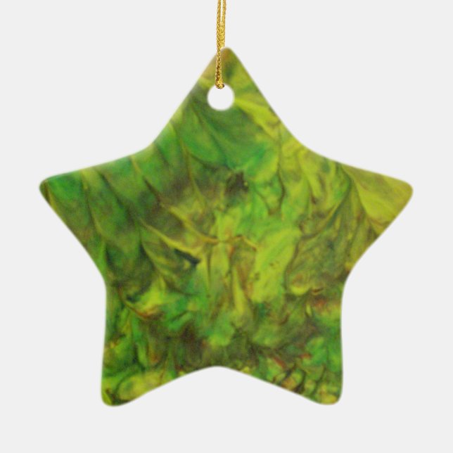 green dream ceramic tree decoration (Front)