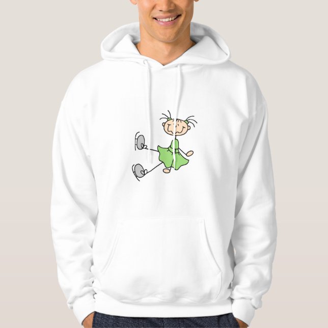 Green Dress Figure Skater Tshirts and Gifts (Front)