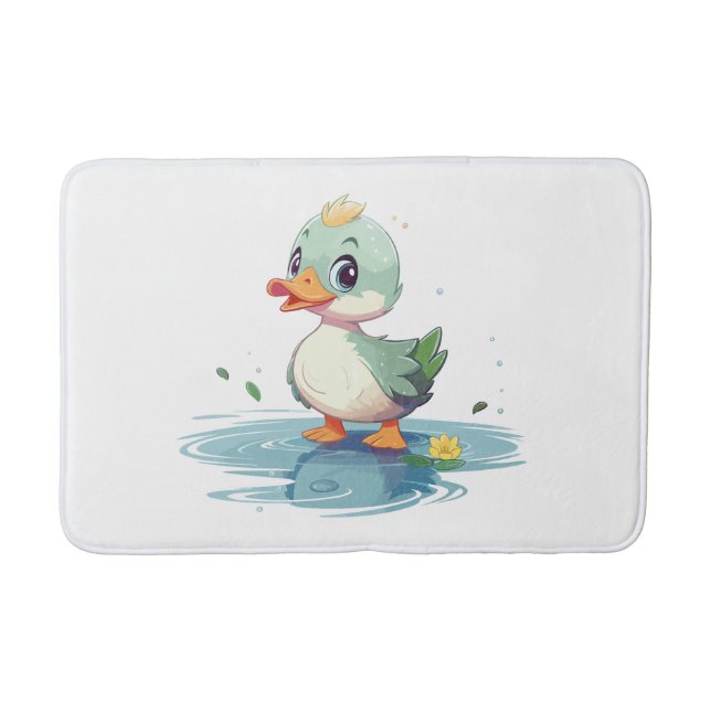 Green Duck Bath Mat (Front)