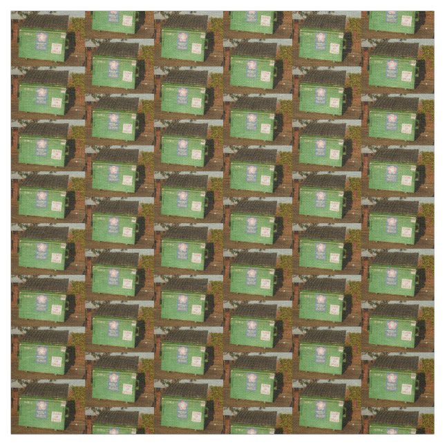 green dumpsters fabric (Swatch)