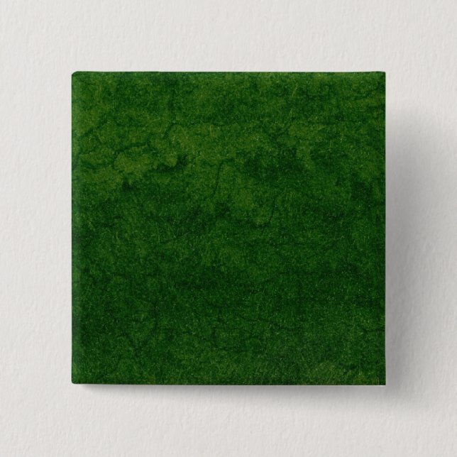 Green Earth 15 Cm Square Badge (Front)