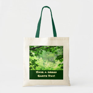 Green Earth Day Tote Bag