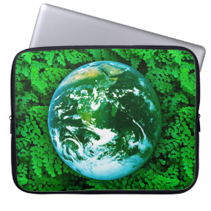 Green Earth - ecological awareness Laptop Sleeve