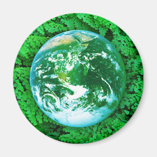 Green Earth - ecological awareness Magnet