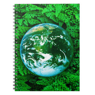 Green Earth - ecological awareness Spiral Notebook