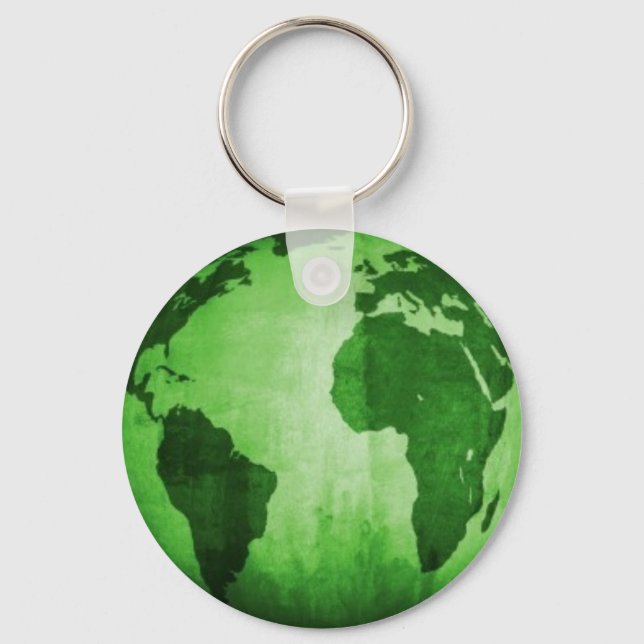 Green Earth Key Ring (Front)