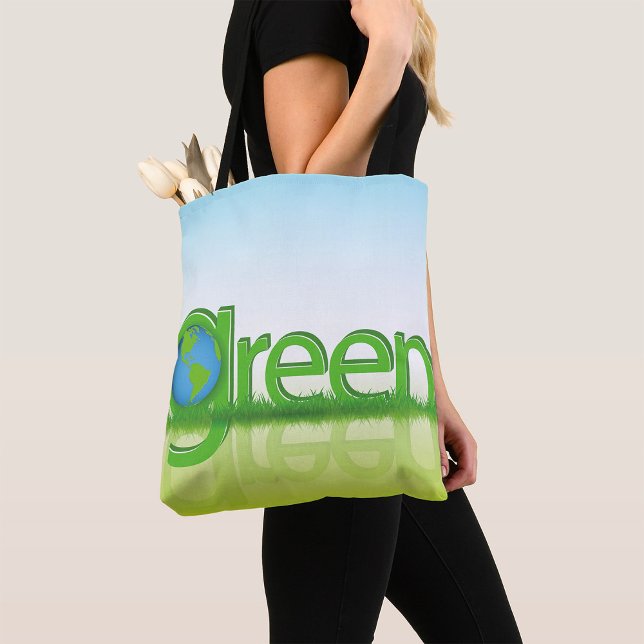 Green Earth World Tote Bag (Creator Uploaded)